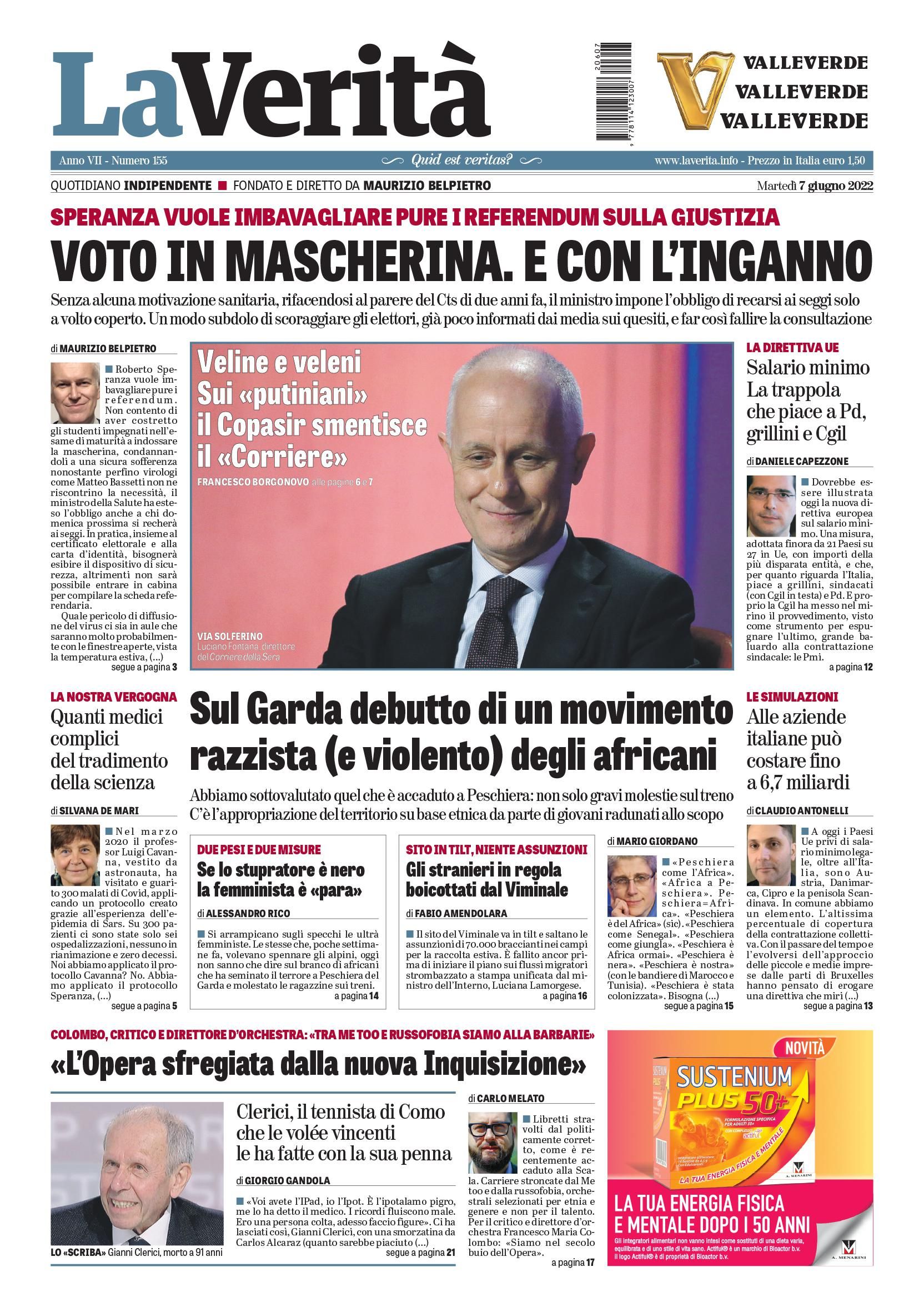 Oggi in edicola