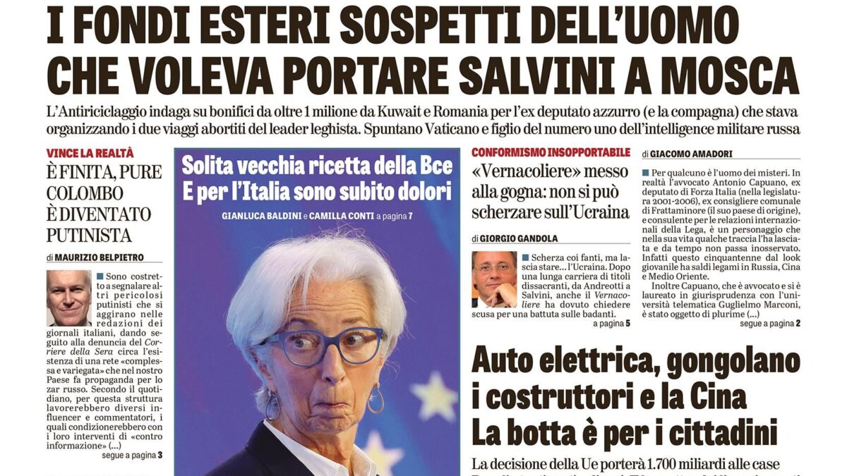 Oggi in edicola