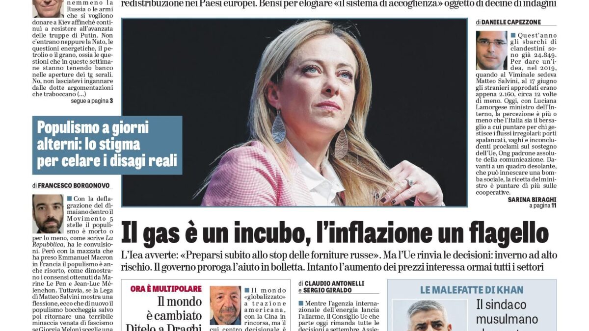 Oggi in edicola
