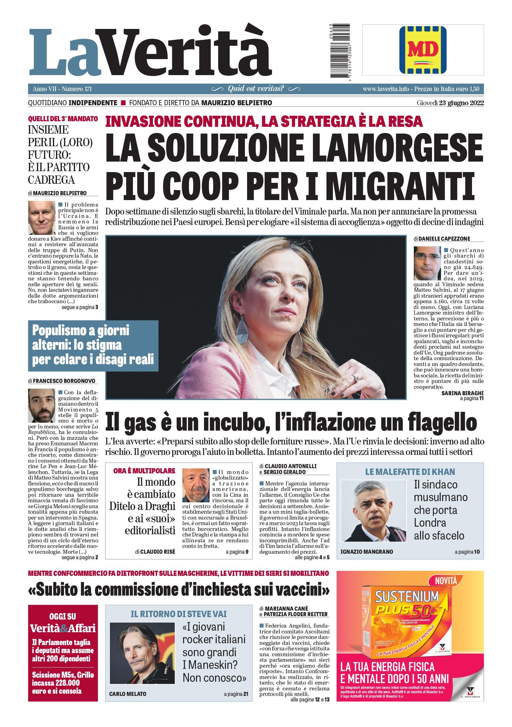 Oggi in edicola