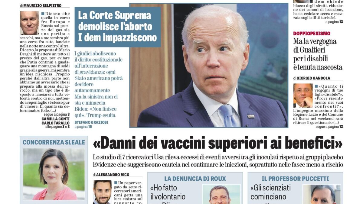 Oggi in edicola