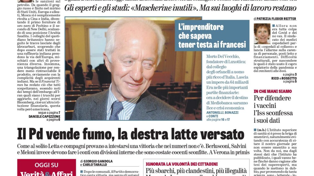 Oggi in edicola