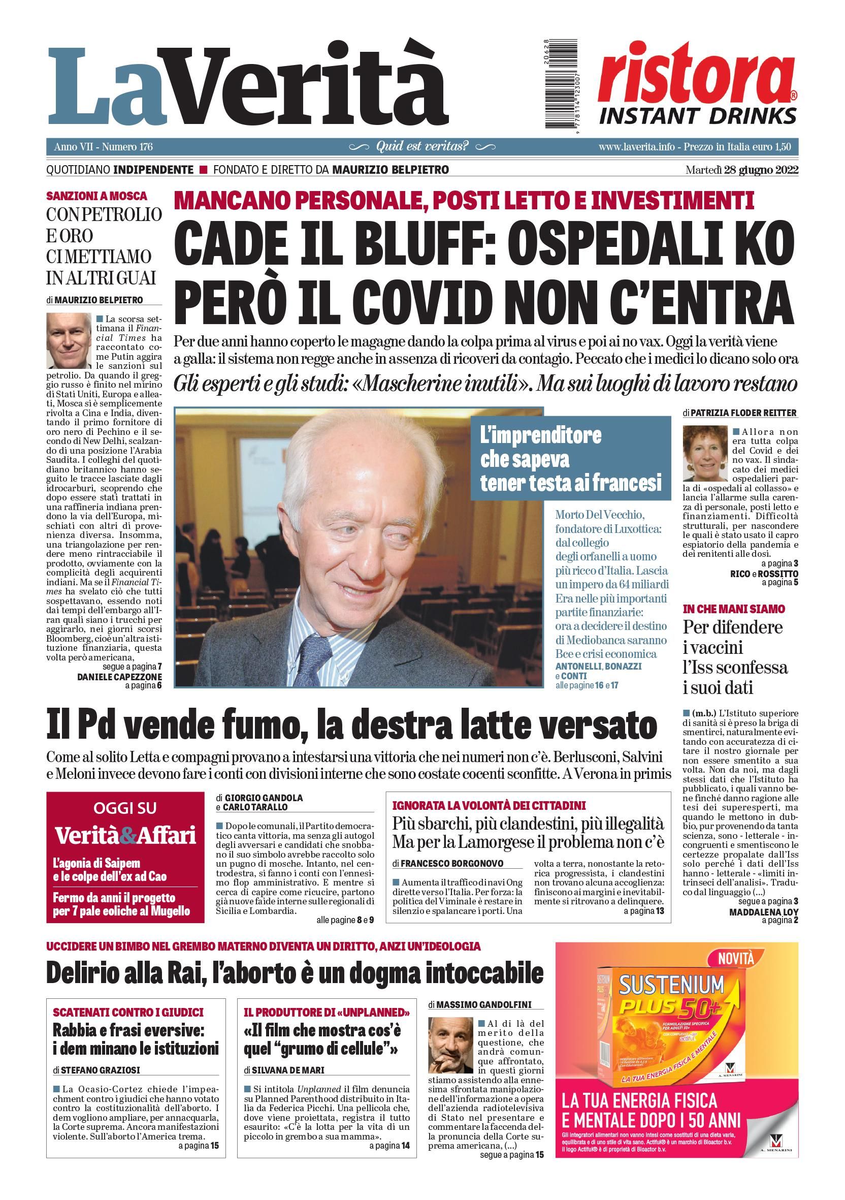 Oggi in edicola