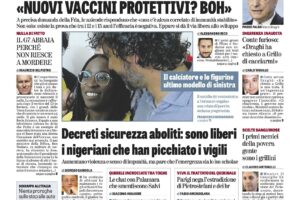 Oggi in edicola