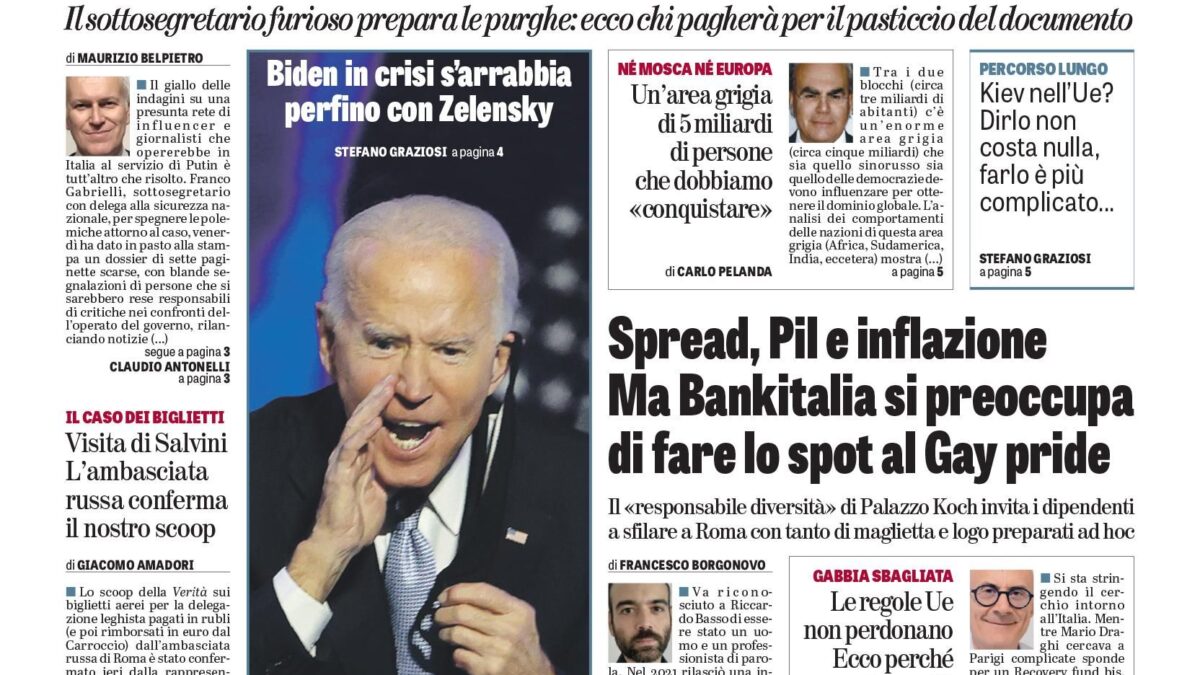 Oggi in edicola