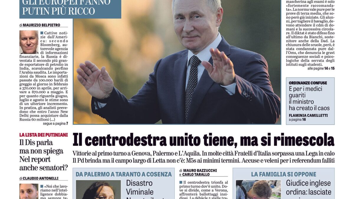 Oggi in edicola
