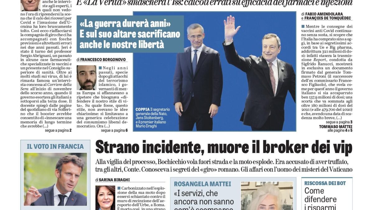Oggi in edicola