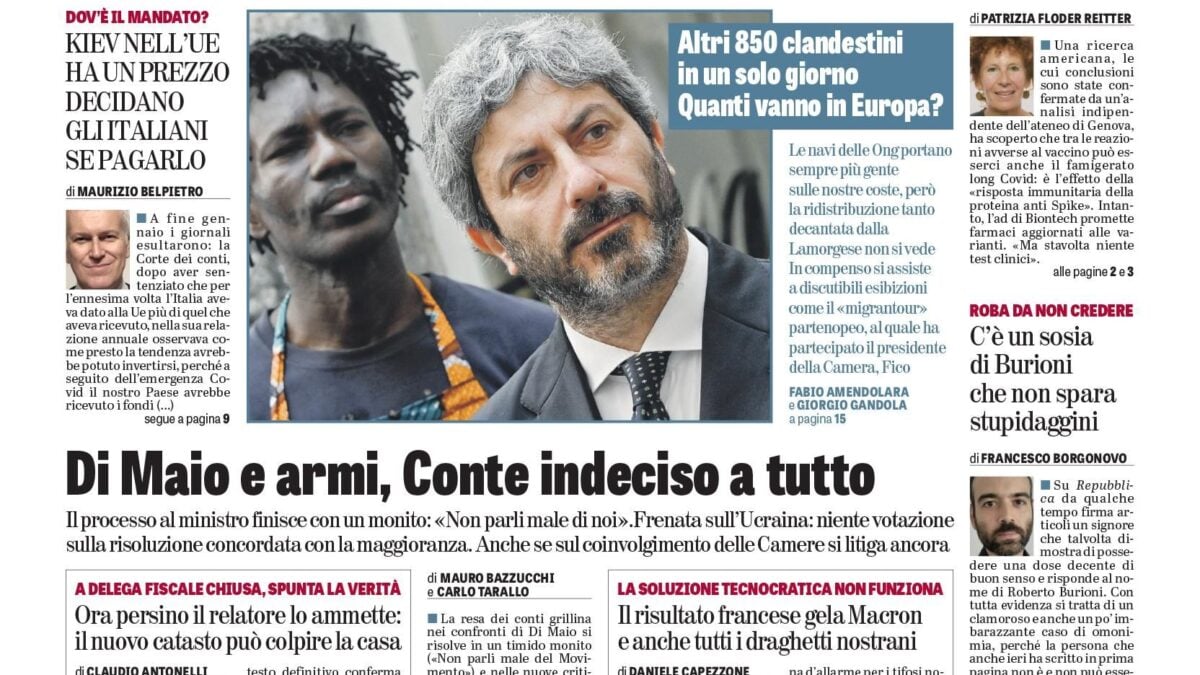 Oggi in edicola