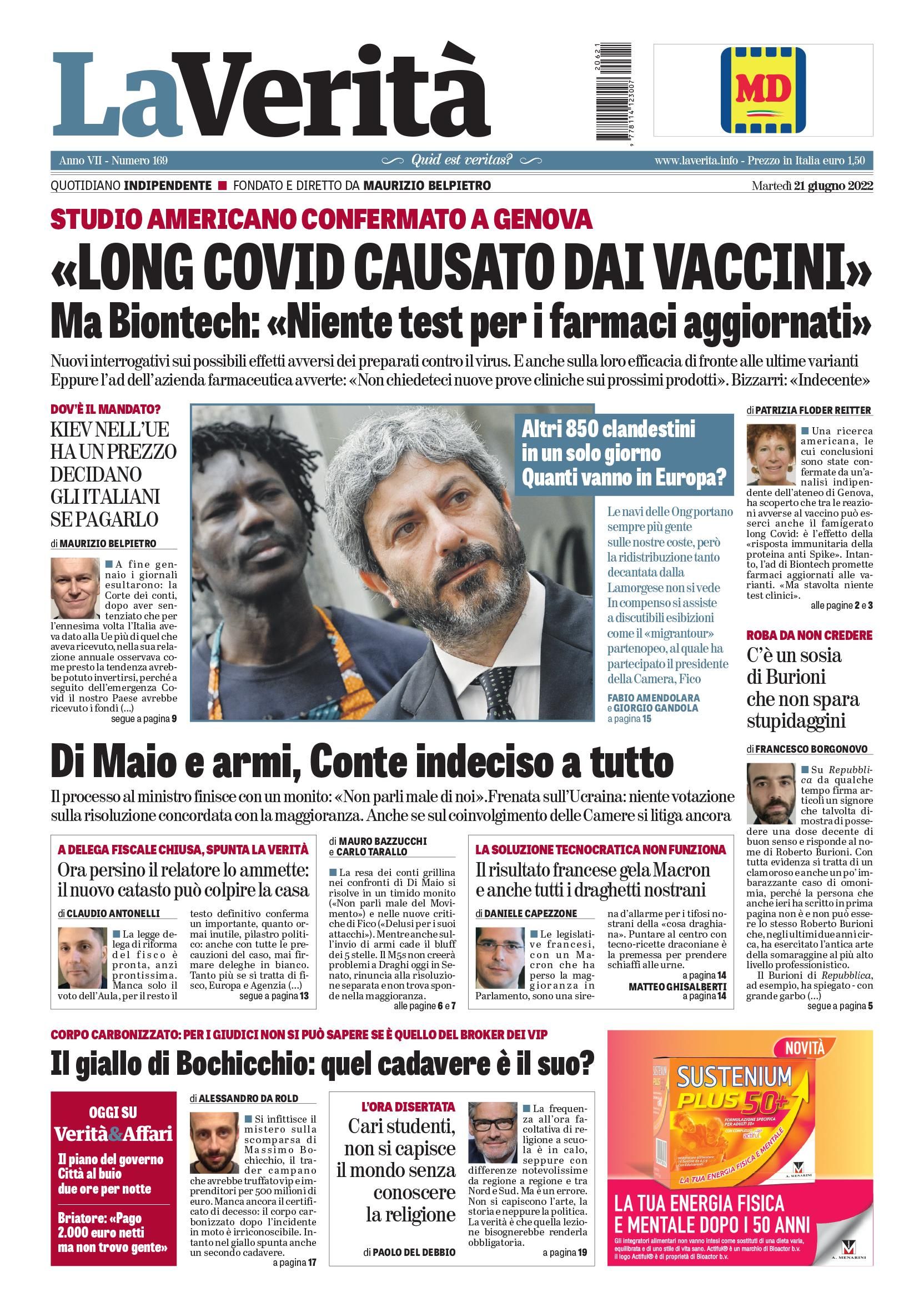 Oggi in edicola
