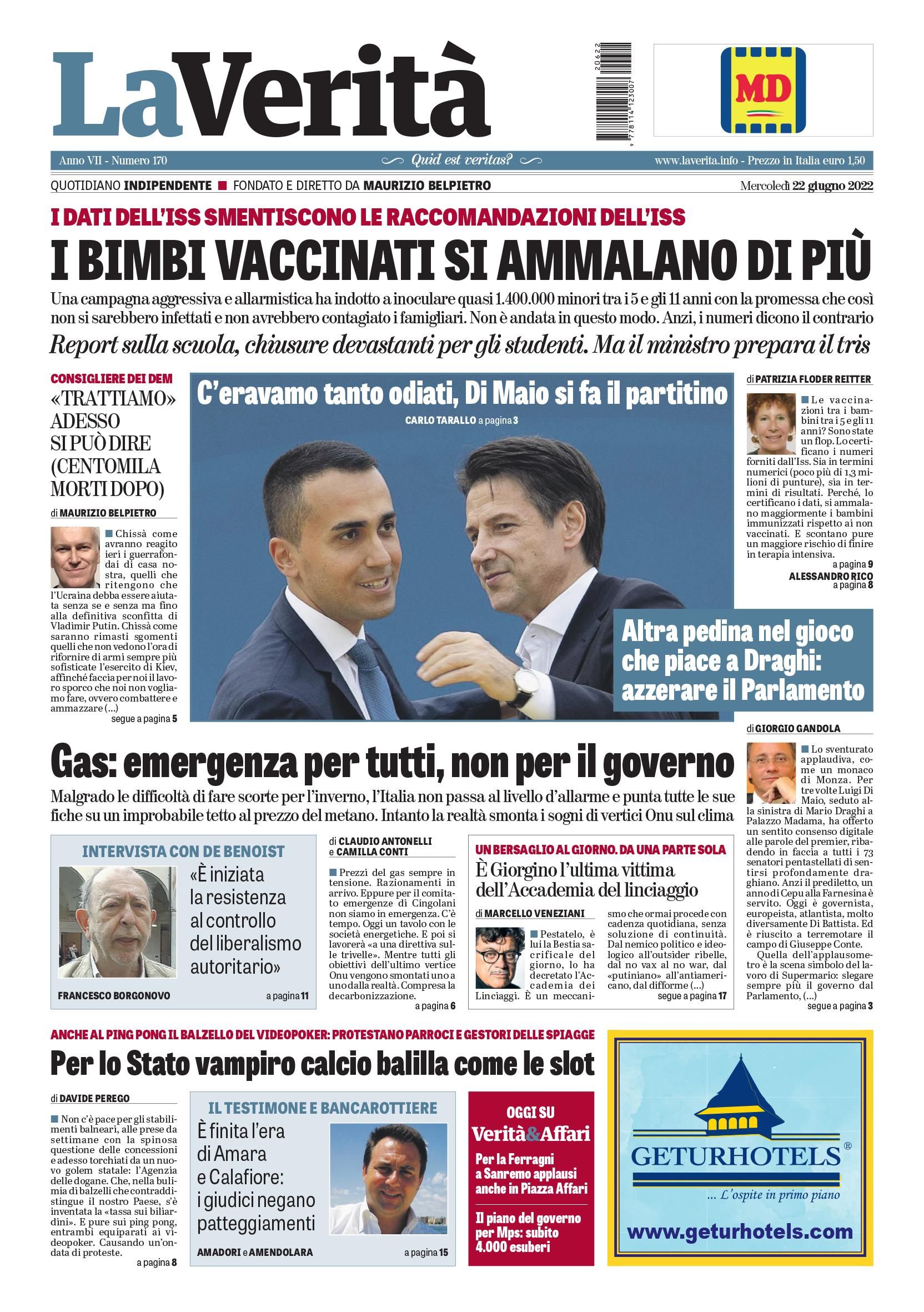 Oggi in edicola