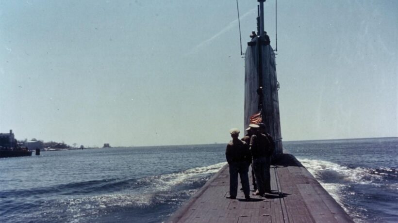 Fotocolor sul ponte del Nautilus (Us Navy Archives)