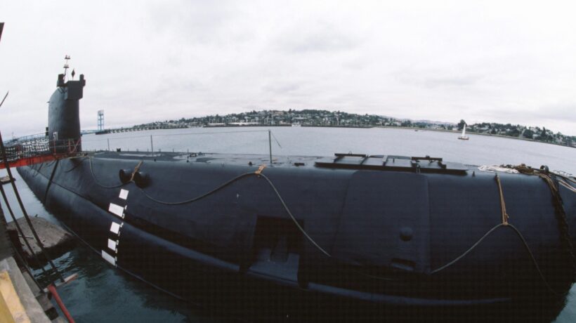 Il Nautilus accantonato nei cantieri Mare Island in California (Us Navy Archives)