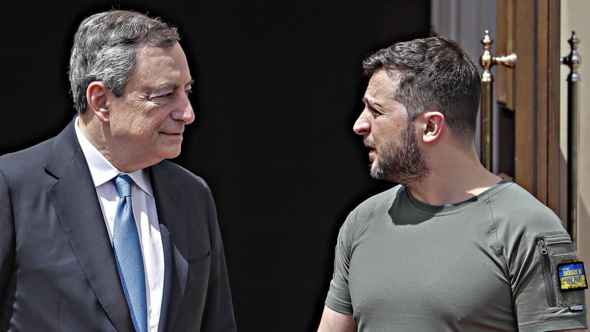 Draghi tira dritto sulle armi all’Ucraina