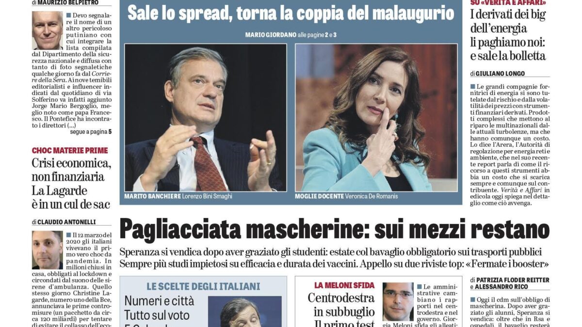 Oggi in edicola