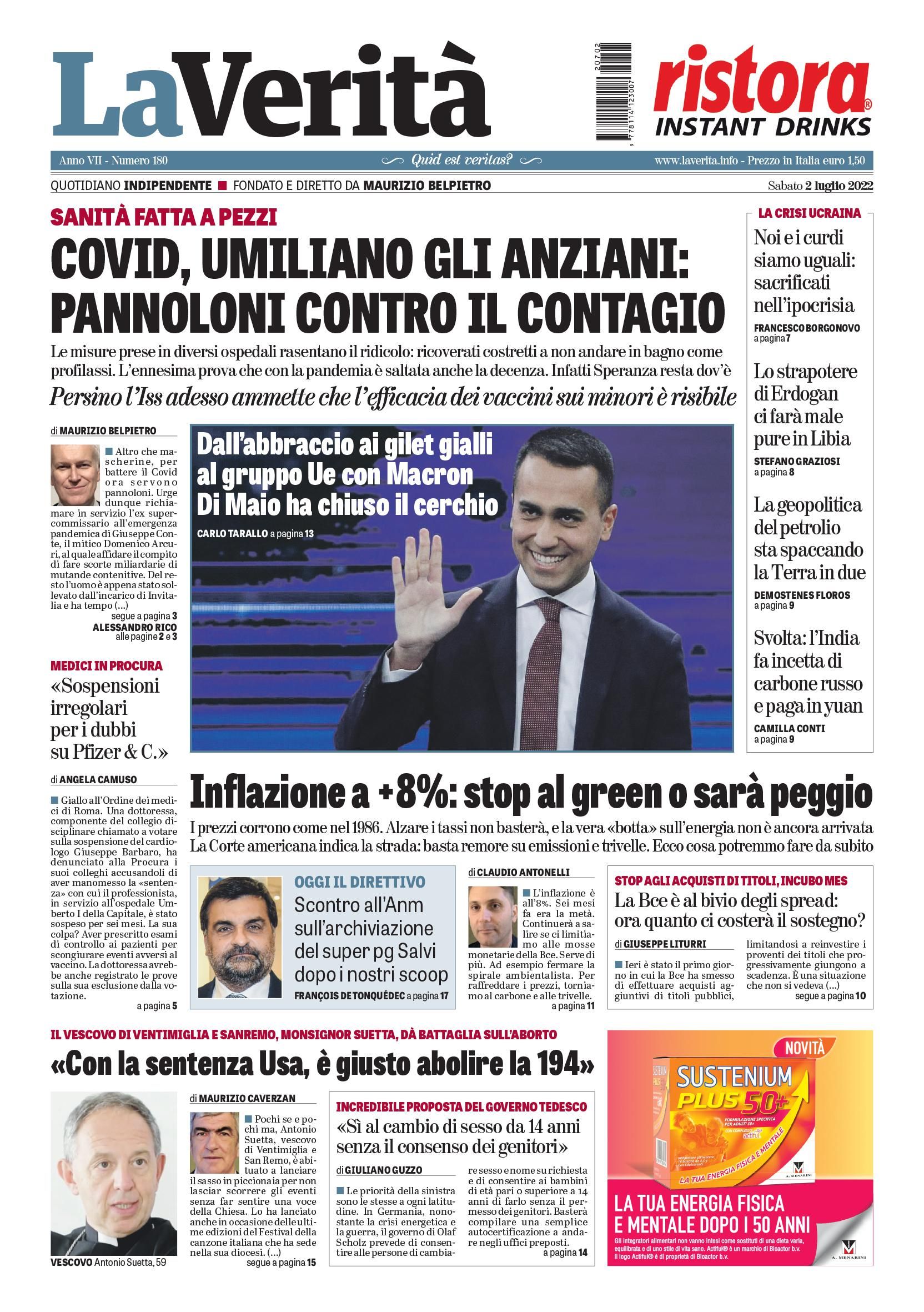 Oggi in edicola