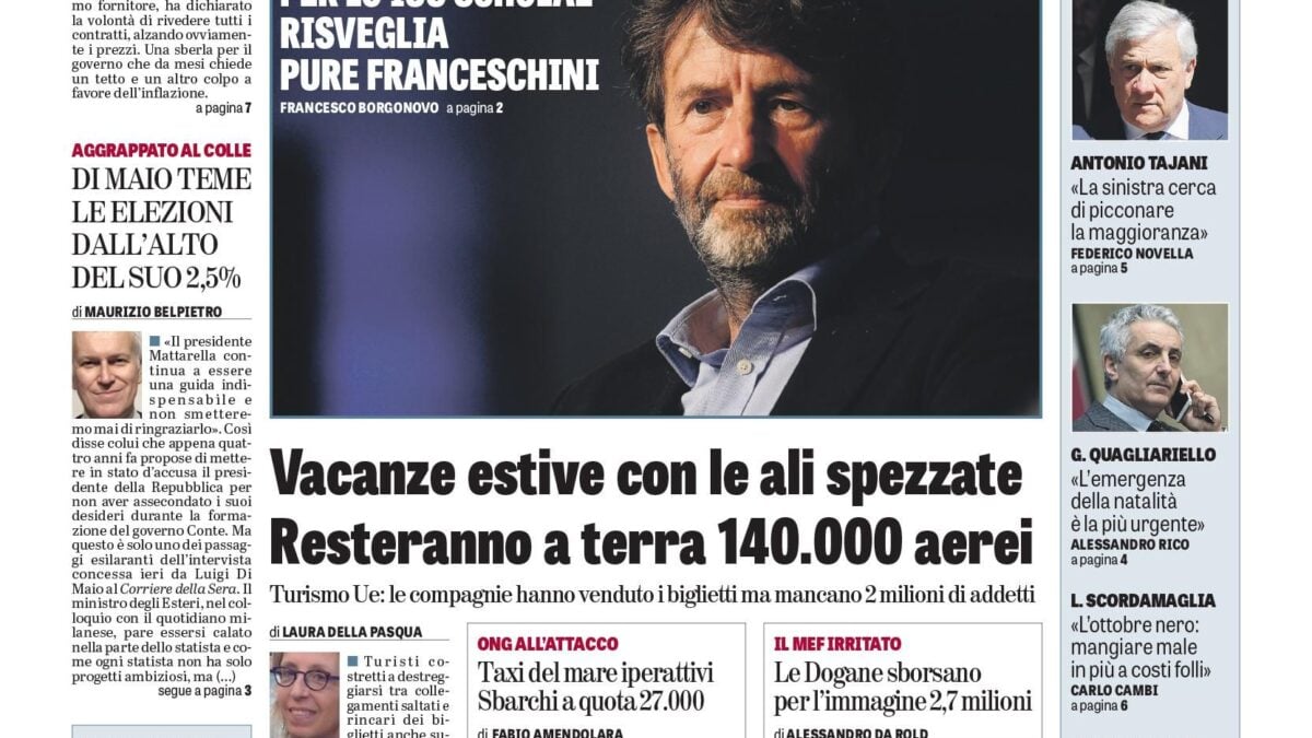 Oggi in edicola