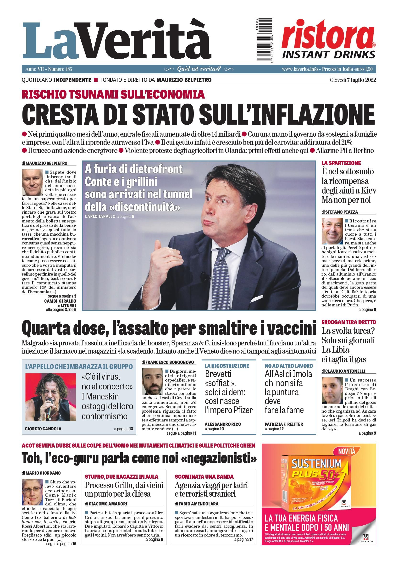 Oggi in edicola