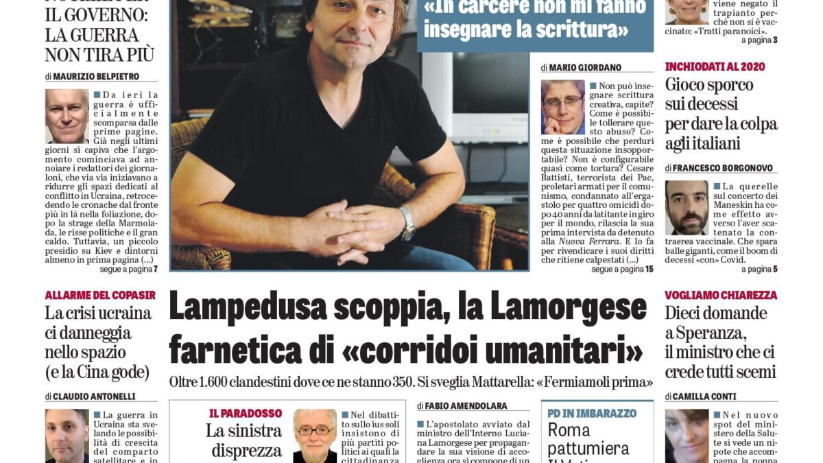 Oggi in edicola