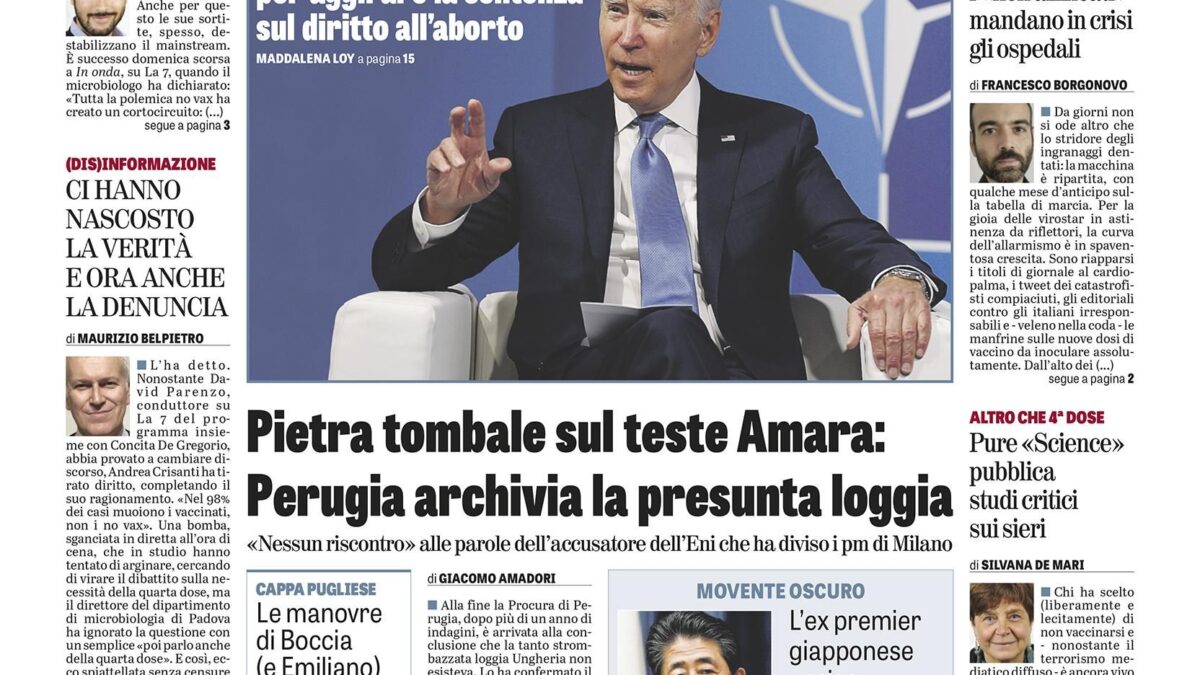 Oggi in edicola