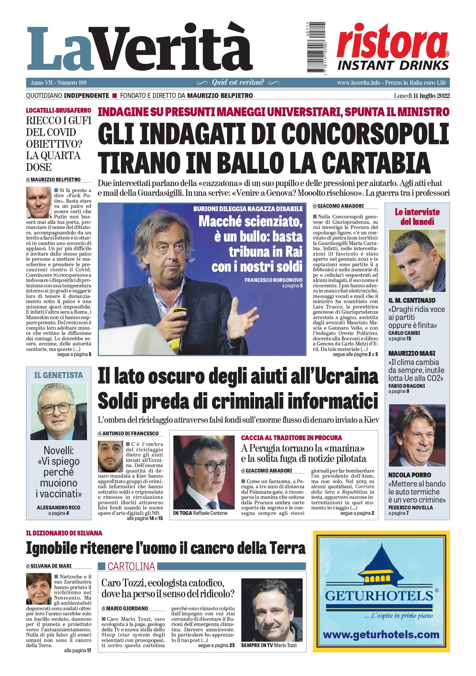 Oggi in edicola