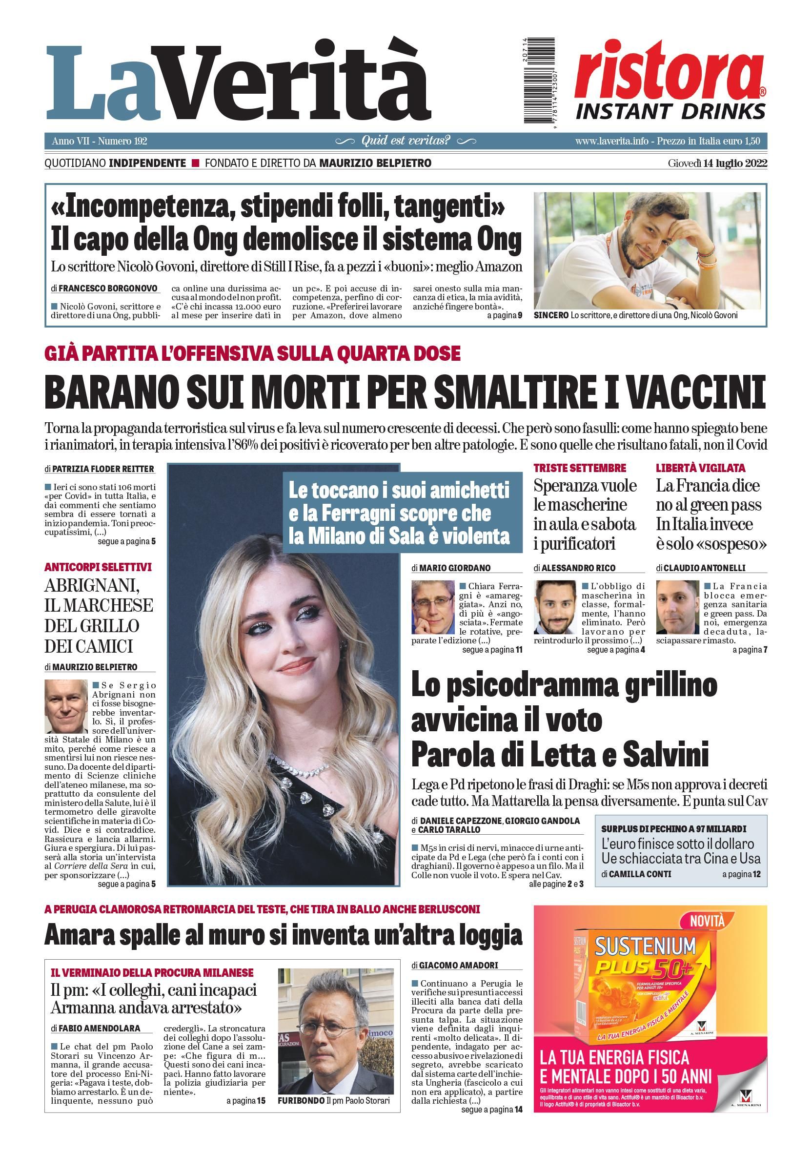 Oggi in edicola