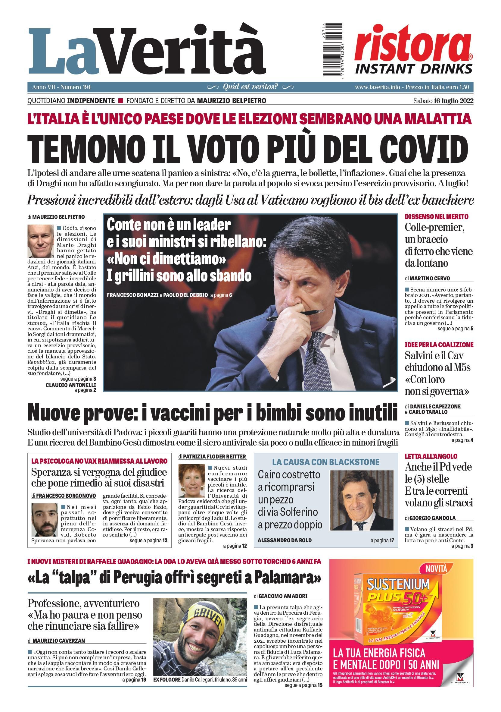 Oggi in edicola