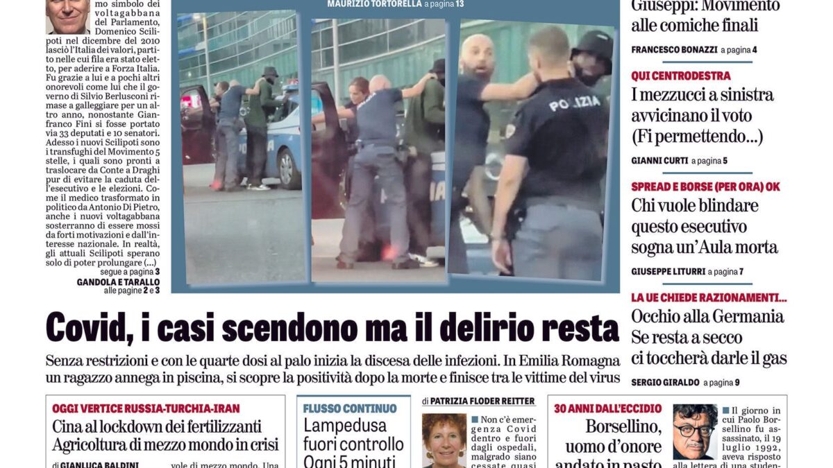 Oggi in edicola
