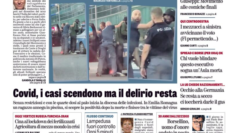Oggi in edicola