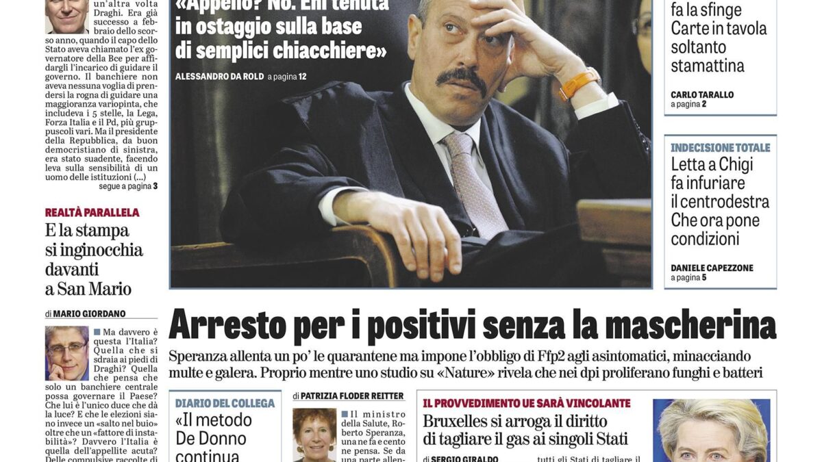 Oggi in edicola