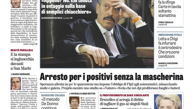Oggi in edicola