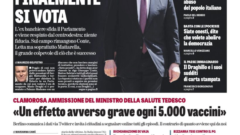 Oggi in edicola
