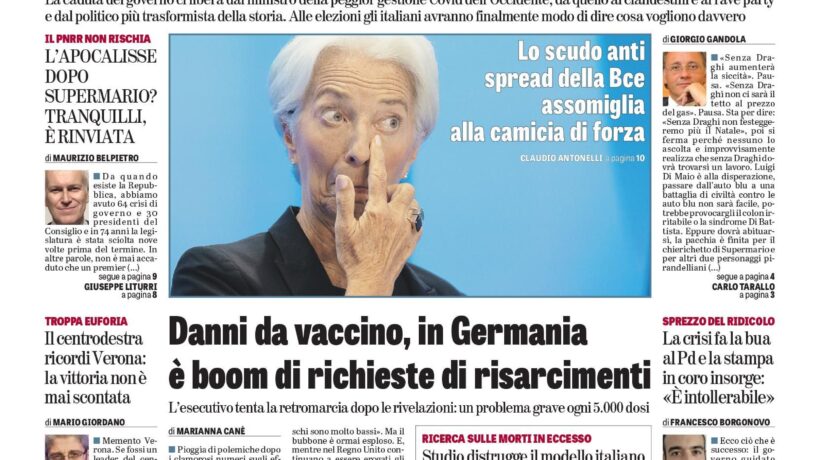 Oggi in edicola