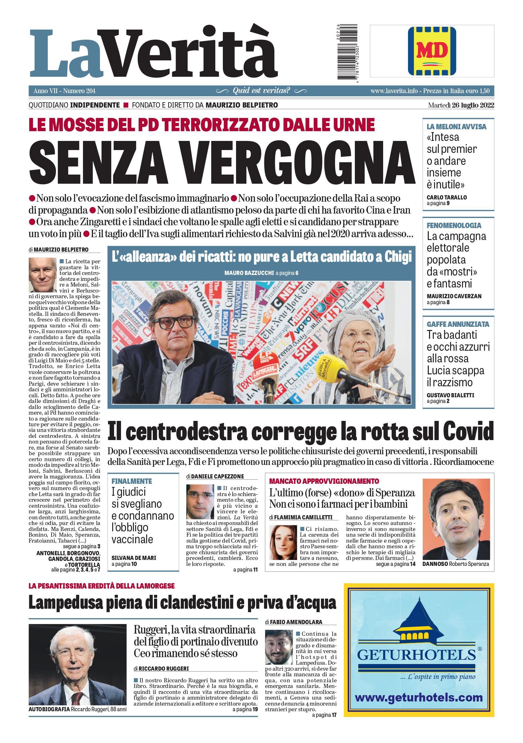 Oggi in edicola