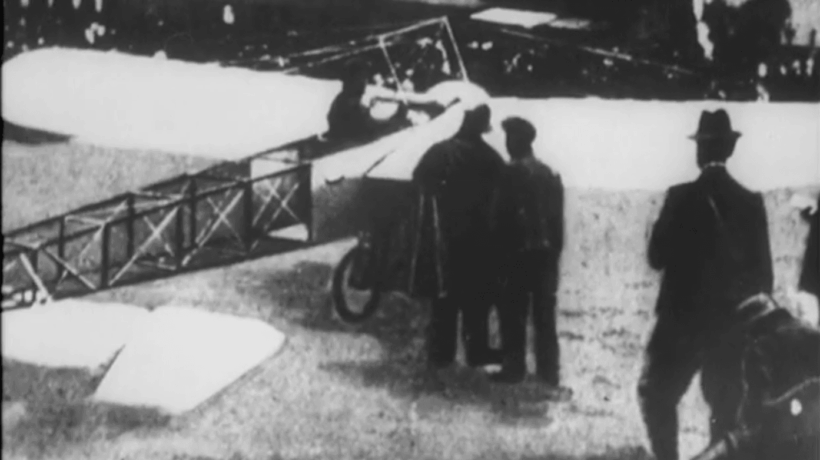 Geo Chavez poco prima del decollo da Briga il 23 settembre 1910