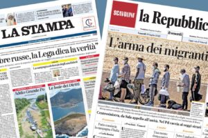I giornali del Pd colpiscono ancora