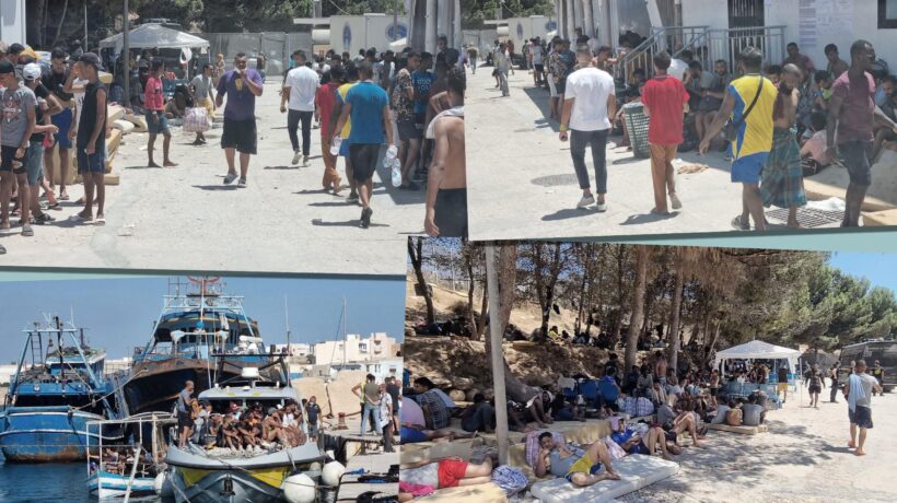 Lampedusa piena e ora senza acqua. A Genova branco violenta ragazzina