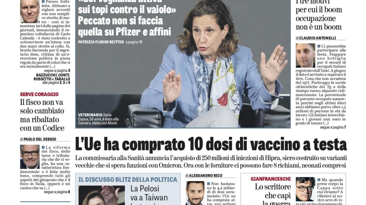 Oggi in edicola