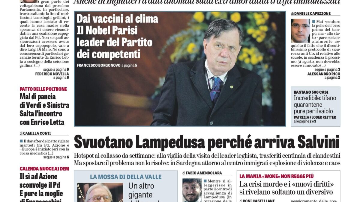 Oggi in edicola