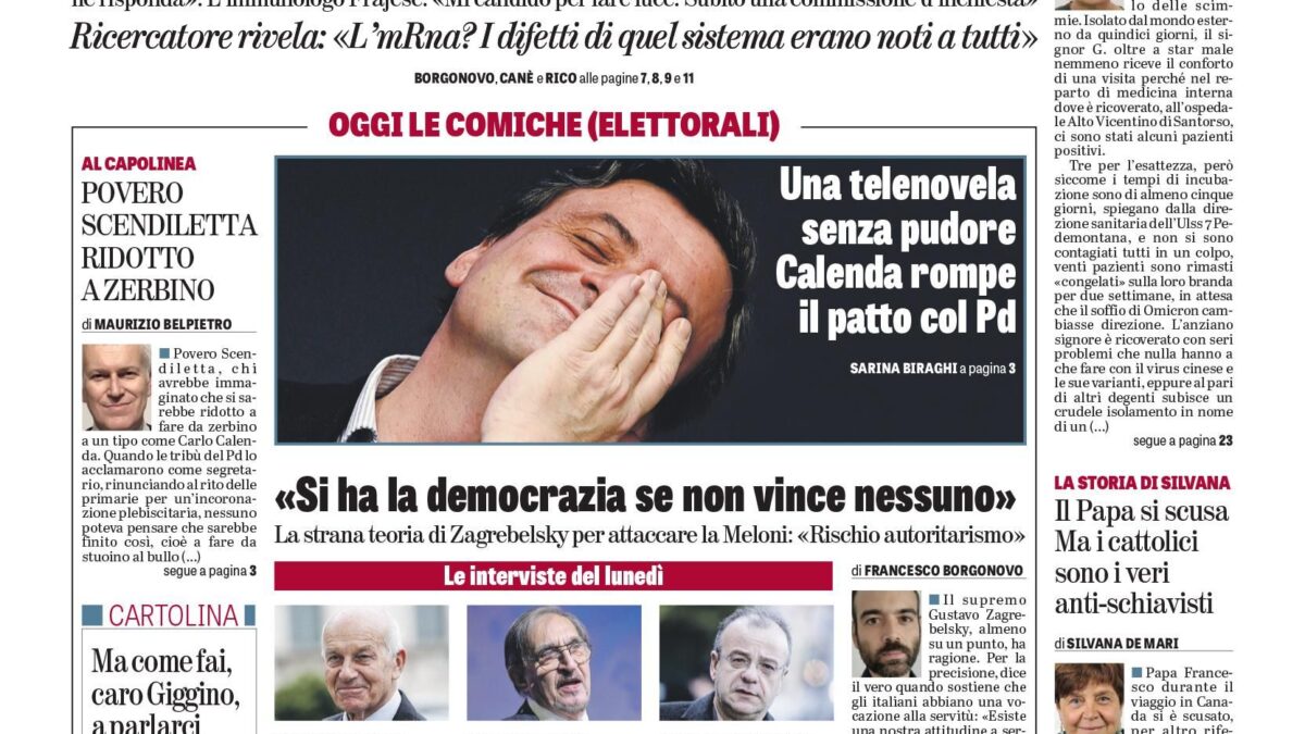 Oggi in edicola