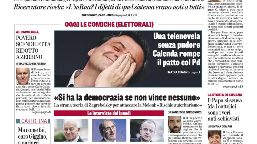 Oggi in edicola