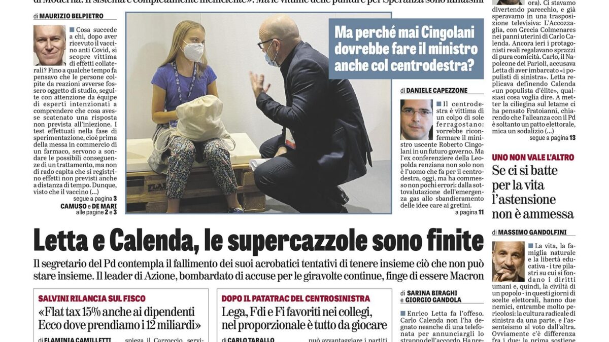 Oggi in edicola