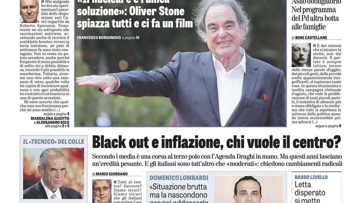 Oggi in edicola