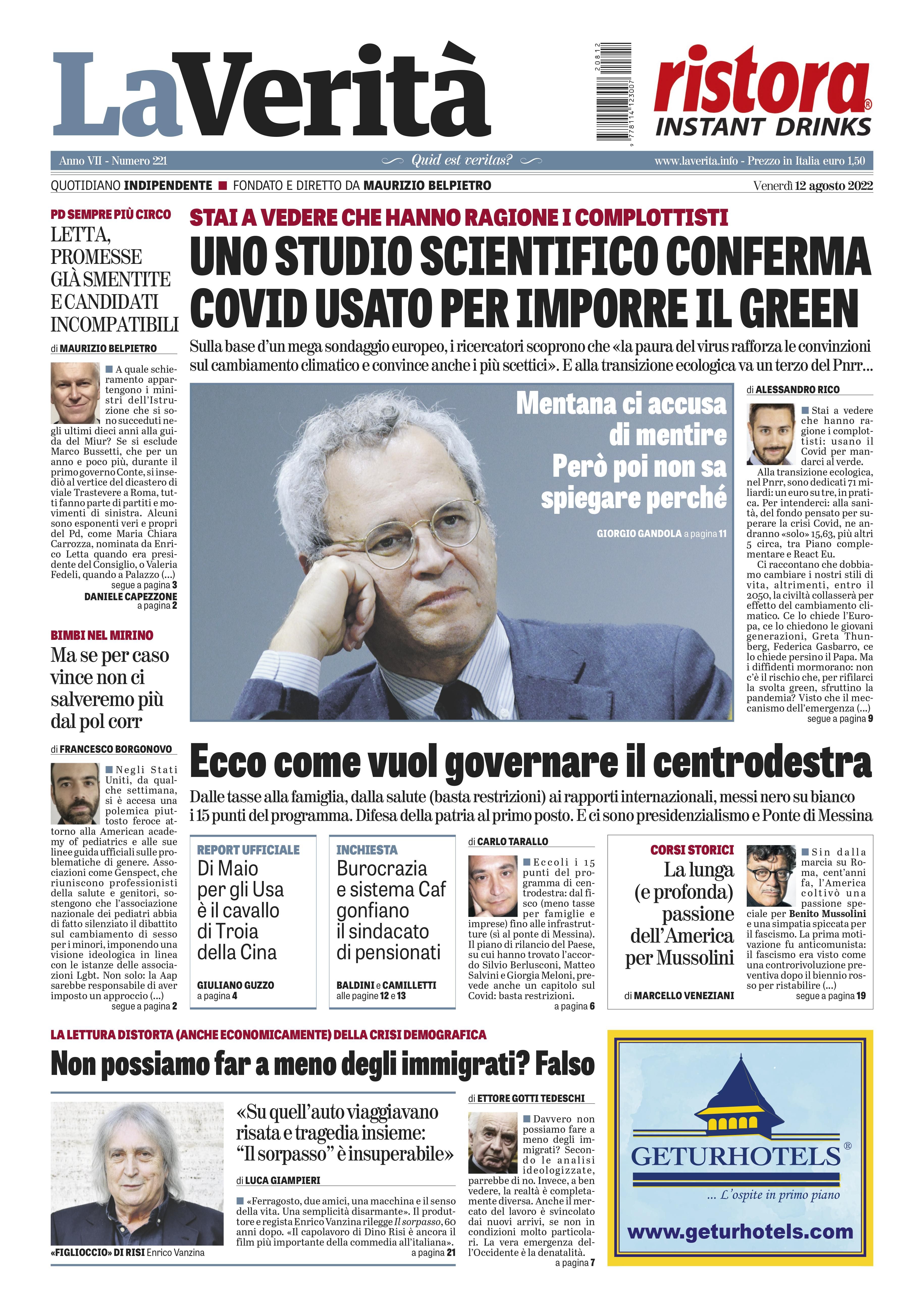 Oggi in edicola