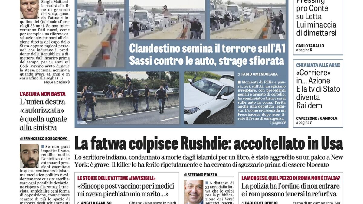 Oggi in edicola