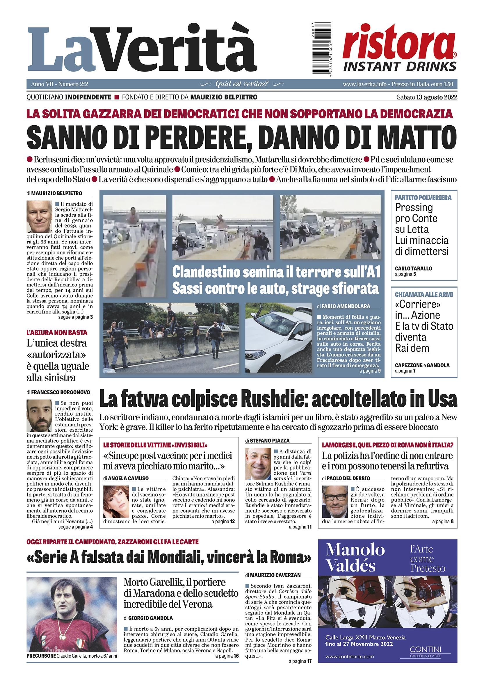 Oggi in edicola