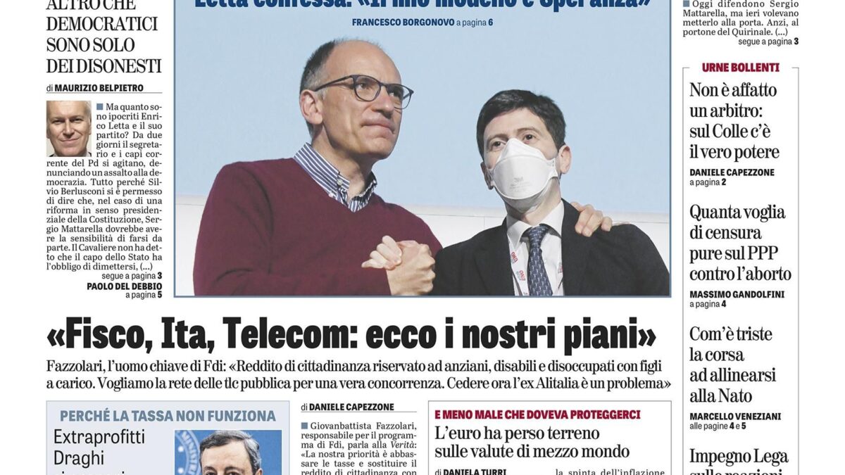 Oggi in edicola