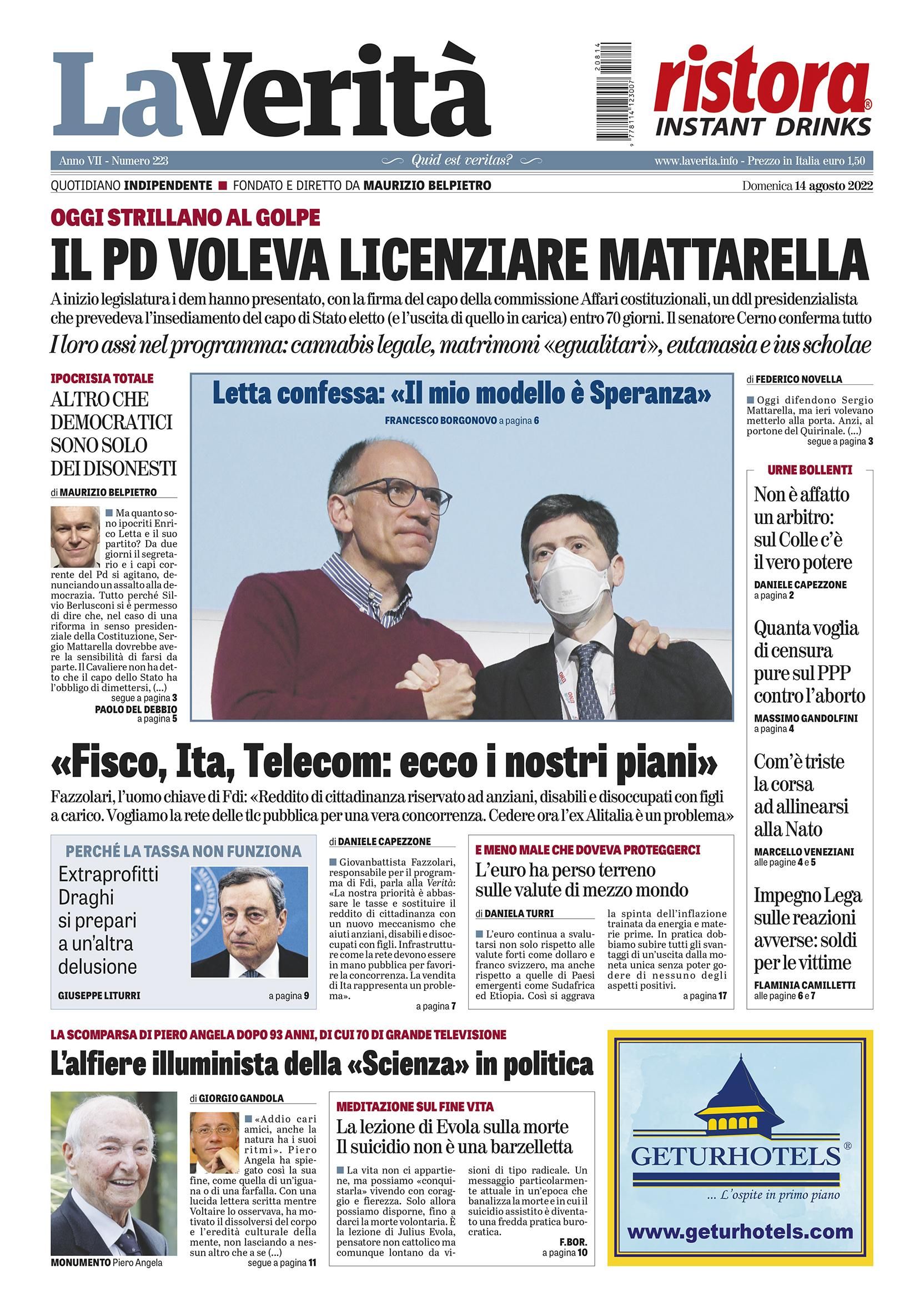 Oggi in edicola