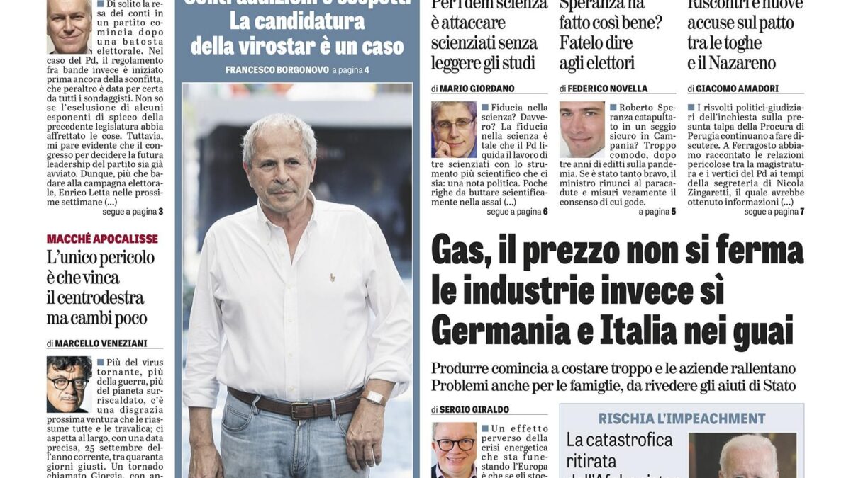 Oggi in edicola