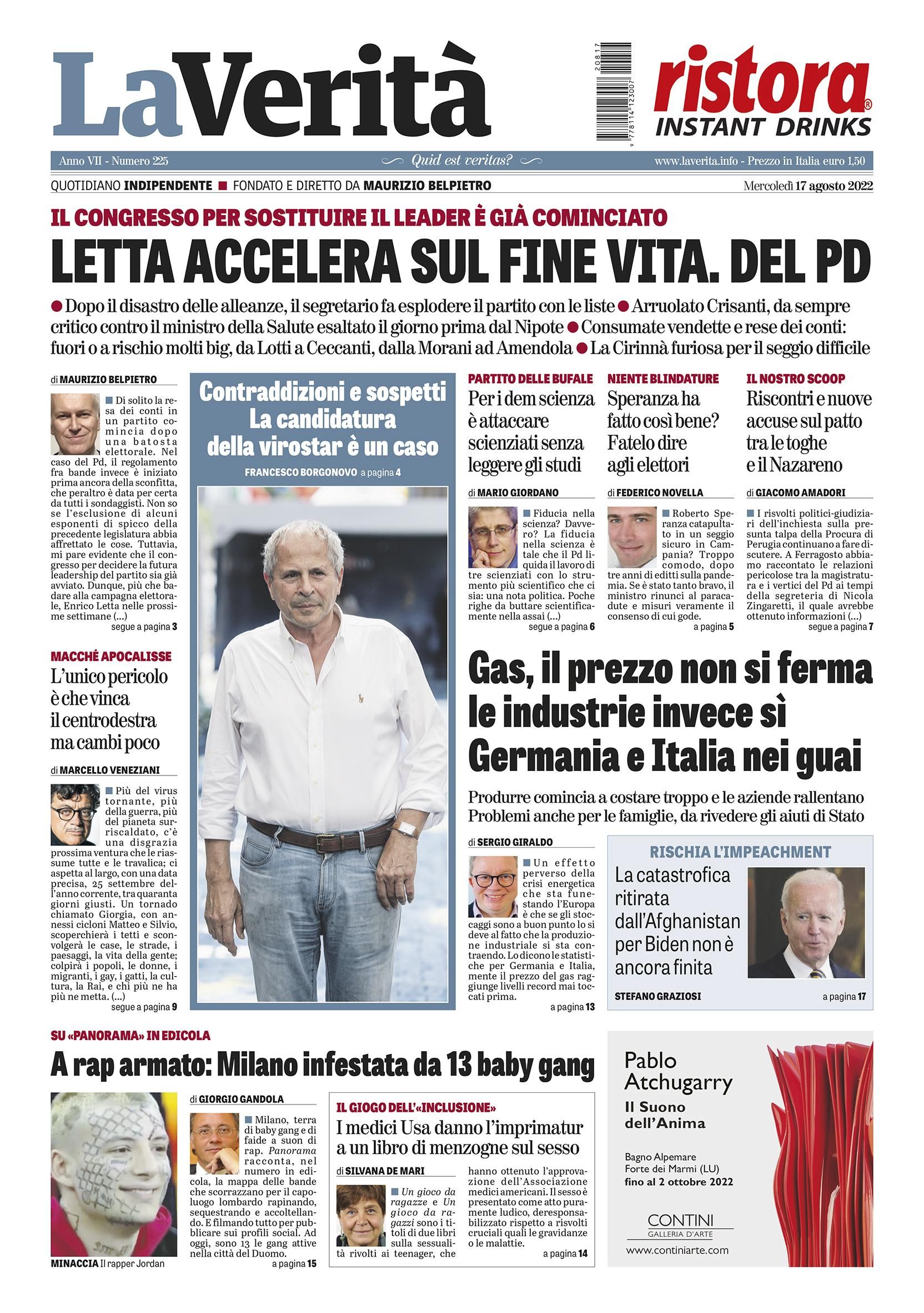 Oggi in edicola