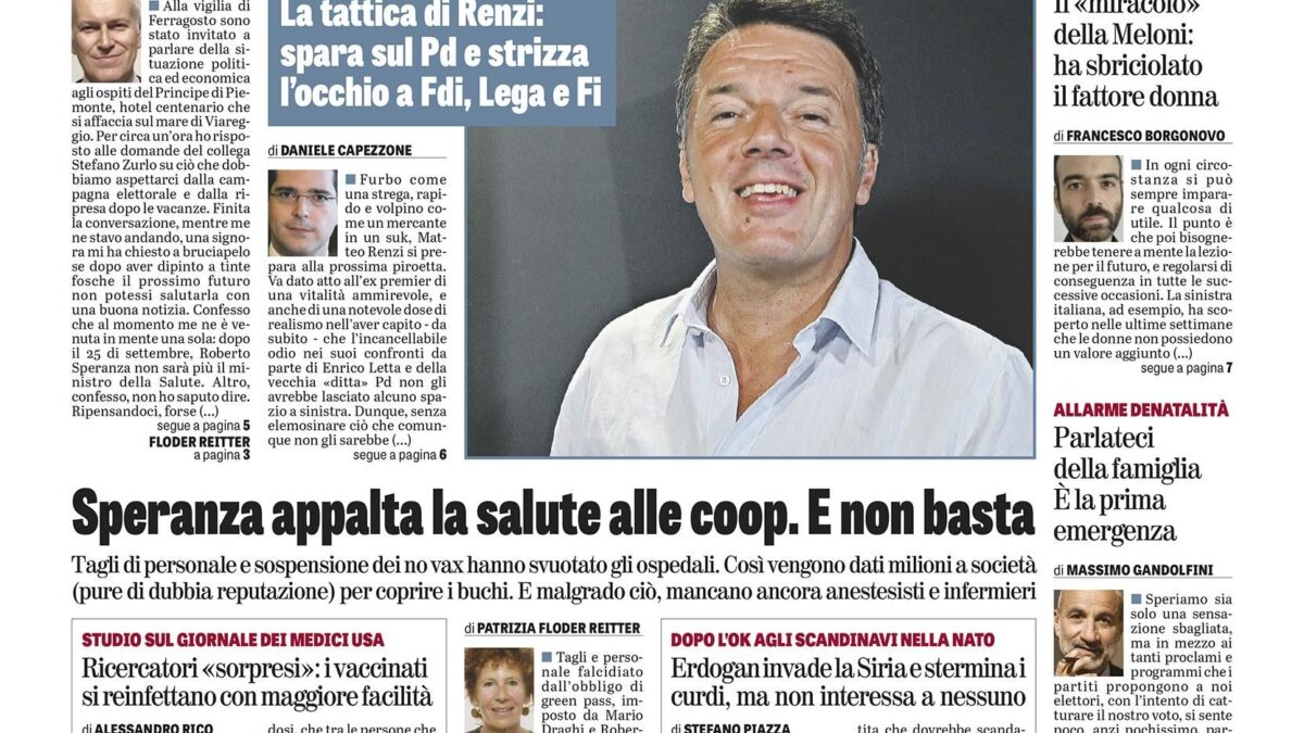 Oggi in edicola